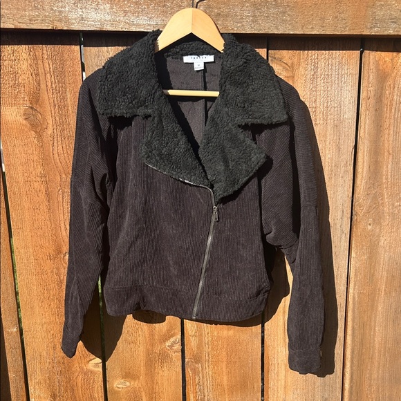 Women's Black Corduroy Jacket - Picture 1 of 3